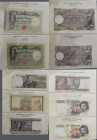Italy: 3 collectors albums ”Cartamoneta d' Italia” with almost 100 banknotes (some of them twice or more-times). Very nice collection in attractive al...