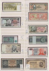 Alle Welt: Giant lot with about 12,000 banknotes from all over the world (about 100 different types, some in quantities of 10 pcs. but of course also ...