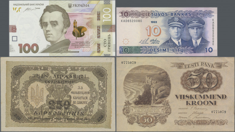 Europa: Album with more than 70 banknotes Eastern Europe, comprising for example...