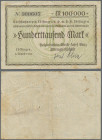 Deutschland - Notgeld - Baden: Löffingen, Holzindustrie-Werke Josef Benz AG, 100 Tsd. Mark, 3.8.1923, Erh. III
 [differenzbesteuert]