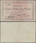 Deutschland - Notgeld - Baden: Villingen, Villinger Bank, 2 Mio. Mark, 8.8.1923, Erh. III
 [differenzbesteuert]