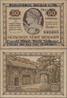 Deutschland - Notgeld - Rheinland: Remagen, Glocken-Bazar, 50 Pf., 9.10.1921, mit Aufdruck ”Freude dieser Stadt bedeute !”, ohne rotes Siegel, Erh. I...