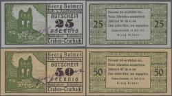 Deutschland - Notgeld - Rheinland: Traben-Trarbach, Buchhandlung Georg Balmer, 25, 50 Pf., 15.7.1921, mit violetten Unterschriftsstempeln, Erh. I, tot...