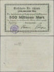 Deutschland - Notgeld - Rheinland: Waldbröl, Kreissparkasse, 500 Mio. Mark, 1.10.1923, Erh. II-III
 [differenzbesteuert]
