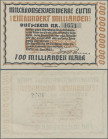 Deutschland - Notgeld - Schleswig-Holstein: Eutin, Milchkonservenwerke, 100 Mrd. Mark, 12.11.1923, Erh. II
 [differenzbesteuert]