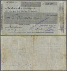 Deutschland - Notgeld - Württemberg: Bietigheim, Gewerbebank, 500 Tsd. Mark, 11.8.1923 (handschriftlich), Scheck auf Reichsbank in Stuttgart, Erh. III...