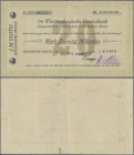 Deutschland - Notgeld - Württemberg: Heidenheim, J. M. Voith, 20 Mrd. Mark, 16.11.1923 (Datum gestempelt), Scheck auf Württembergische Vereinsbank Hei...