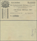 Deutschland - Notgeld - Württemberg: Nürtingen, G. J. Heusel & Co., 1 Mio. Mark, 20.8.1923, Datum gedruckt, Erh. II
 [differenzbesteuert]