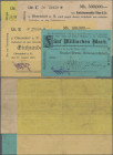 Deutschland - Notgeld - Württemberg: Oberndorf, Mauser-Werke AG, 100 Tsd. (Papier strohgelb), 500 Tsd. Mark, 10.8.1923, 100 Tsd. Mark, 23.8.1923, Guts...