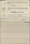 Deutschland - Notgeld - Württemberg: Reichenbach a. Fils, Heinrich Otto, 50, 100, 200, 300, 500 Tsd. Mark, 10.8.1923, Erh. I-II, total 5 Scheine
 [di...