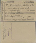 Deutschland - Notgeld - Württemberg: Weilheim u. Teck, M. Becker, 1 Billion Mark, 29.10.1923, Eigenscheck auf Oberamtssparkasse Kirchheim u. Teck, Erh...