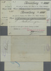 Deutschland - Notgeld - Württemberg: Welzheim, Carl Hahn & Co., Fil. Welzheim, 10 Tsd. Mark, 2.3.1923, 20 Tsd. Mark, 24.2.1923 und 2.3.1923, Eigensche...