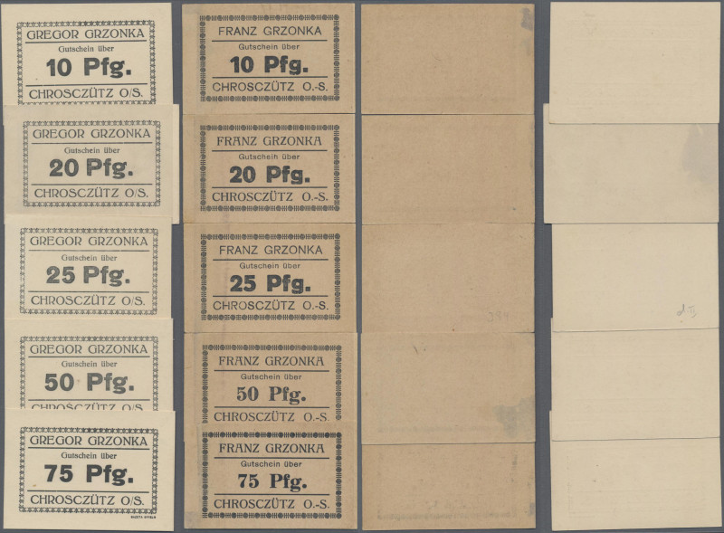 Deutschland - Notgeld - Ehemalige Ostgebiete: Oberschlesien, Chrosczütz, Frank G...