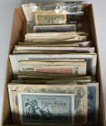 Deutschland - Deutsches Reich bis 1945: Geschätzt über 1000 Banknoten aus Deutschland ab ca. 1904. Die Scheine sind nach Rosenberg sortiert, oft mehrf...