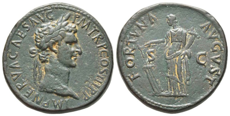 Nerva 96-98 après J.-C. 
Sesterce, Rome, 96 après J.C., AE 19.2 g. 
Avers : IM...