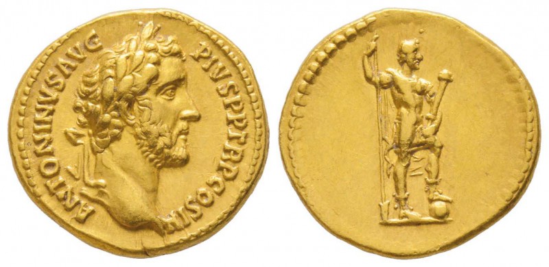 Antoninus Pius 138-161
Aureus, Rome, 140-143, AU 7.07 g.
Avers : ANTONINVS AVG...