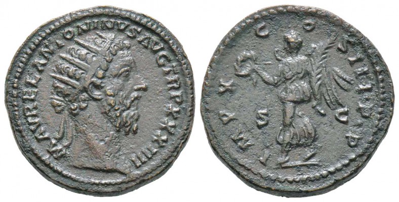 Marcus Aurelius 161-180
Dupondius, Rome, 179/180, AE 13.63 g. 
Avers : M AVREL...