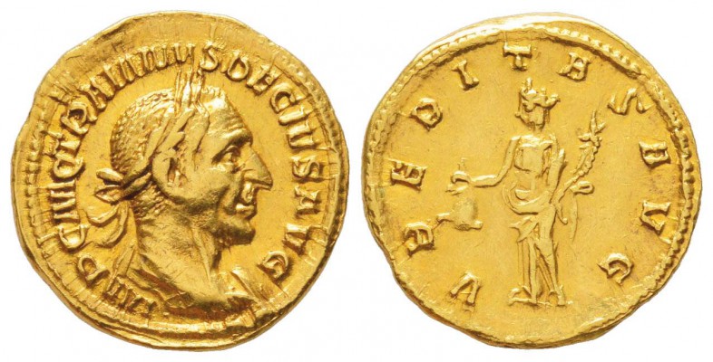 Traianvs Decivs 249-251
Aureus, Rome, 249-251, AU 4.38 g.
Avers : IMP C M Q TR...