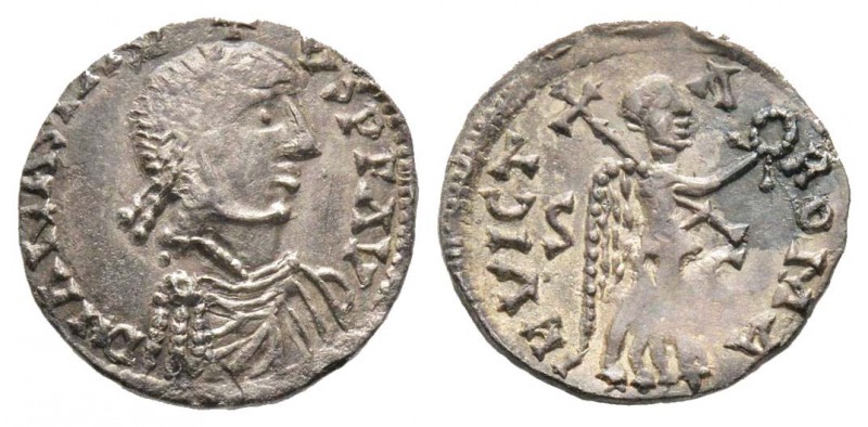 Théodoric dit le Grand 518-526
Demi silique au nom et au type de Anastasius, Me...