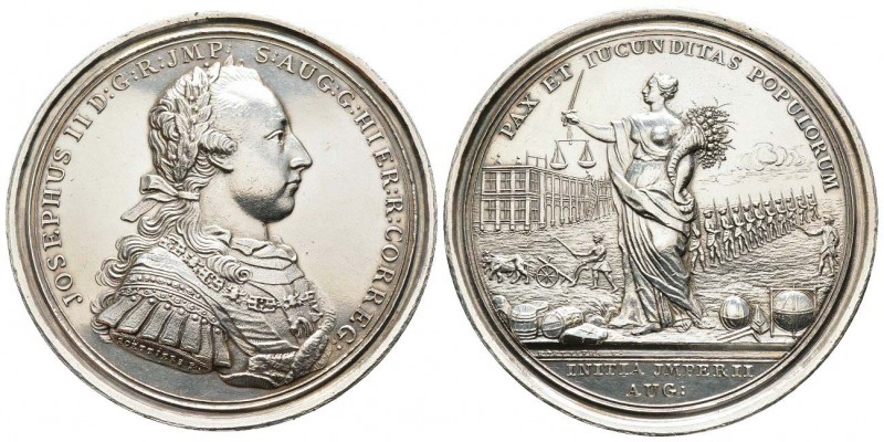Allemagne, Joseph II 1765-1790
Médaille, ND 1765, par Roettiers, AG 148 g  79mm...