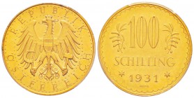 Autriche, République 1918-
100 Schilling, 1931, AU 23.52 g.
Ref : Fr.520, KM#2842
Conservation : PCGS PL62