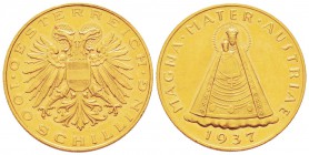 Autriche, République 1918-
100 Schilling, 1937, AU 23.47 g.
Ref : Fr.522, KM#2857
Conservation : PROOF