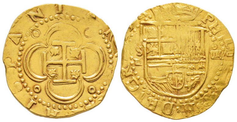 Espagne, Felipe II 1556-1598        
4 Escudos, Sevilla, ND, AU 13.41 g.       ...