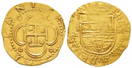Espagne, Felipe II 1556-1598        
4 Escudos, Sevilla, ND, AU 13.41 g.                
Ref : Cal. 11    
Conservation : TTB+       