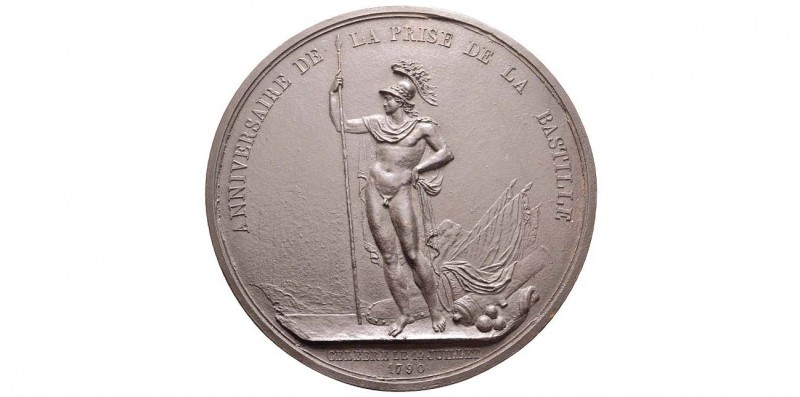 France, Constitution 1791-1792
Médaille uniface de frappe postérieure anniversa...