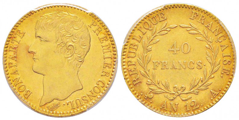 France, Premier Consul 1799-1804              
40 Francs, Paris, AN 12 A, AU 12...