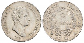 France, Premier Consul 1799-1804     2 Francs, Paris, AN 12 A, AG 10 g.               
Ref : G.494   
Conservation : traces de nettoyage sinon Super...