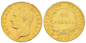 France, France, France, Premier Empire 1804-1814              
40 Francs, Paris, AN 13 A, AU 12.9 g.                
Ref : G.1081, Fr.483           ...