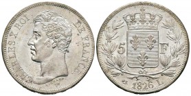 France, Charles X 1824-1830      5 Francs, Bayonne, 1826 L, AG 25 g. 
Ref : G. 643
Conservation : FDC