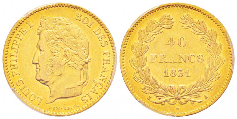 France, Louis Philippe 1830-1848               
40 Francs, Paris, 1831 A, AU 12...