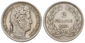 France, Louis Philippe 1830-1848       
2 Francs Proof, Paris, 1831 A, AG 10 g.               
Ref : G.520            
Conservation : fines hairlin...