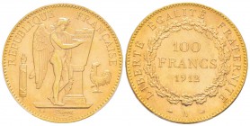 France, Troisième République 1870-1940    
100 Francs, Paris, 1912 A, AU 32.25 g.                
Ref : G.1137a, Fr. 590              
Conservation...