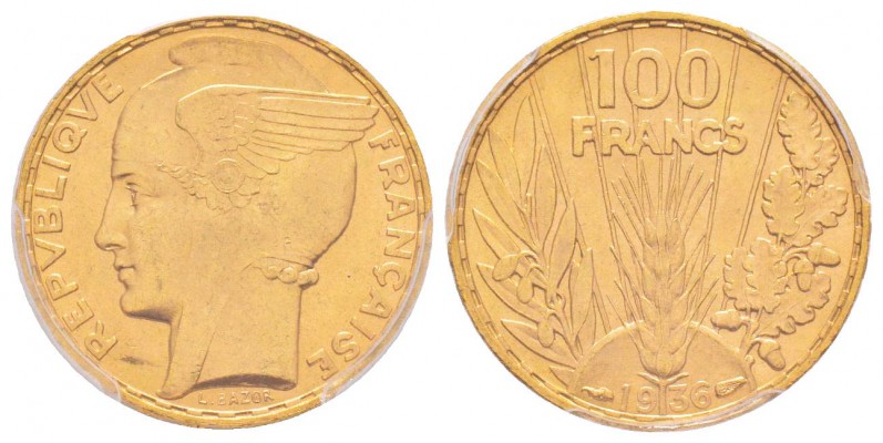 France, Troisième République 1870-1940    
100 Francs Bazor, Paris, 1936, AU 6....