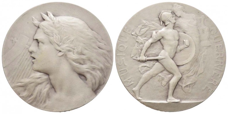 France, Troisième République 1870-1940    
Plaque en argent par Niclausse, Pari...