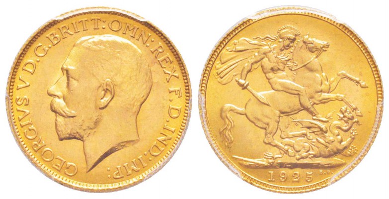 Grande Bretagne, George V 1910-1936              
Sovereign, 1925, AU 7.98 g. 9...