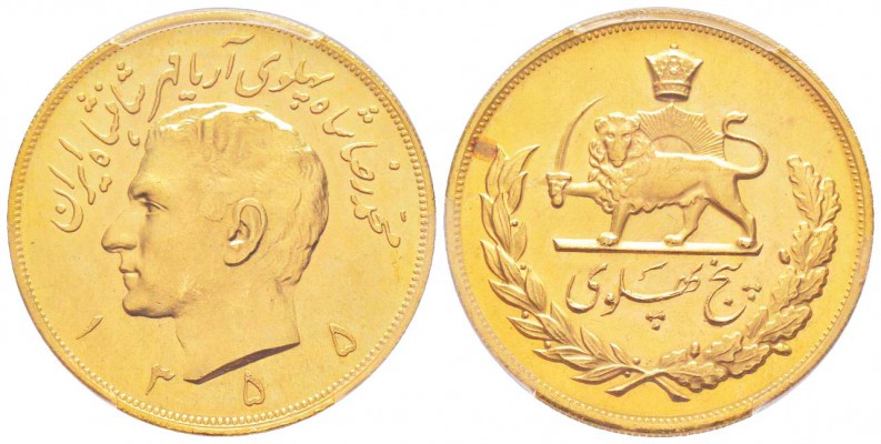 Iran, Muhammad Reza Pahlavi Shah SH 1320-1358 (1941-1979)
5 Pahlavi, SH1355 (19...