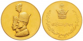 Iran, Muhammad Reza Pahlavi Shah SH 1320-1358 (1941-1979)
Médaille en or, Tehran, 1967, AU 34.84 g. 36.3 mm             
Conservation : Superbe et R...