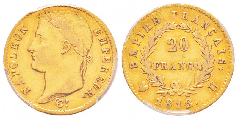 Napoléon en Italie, Département de l'Éridan 1802-1814       
20 Francs 1812 U, ...
