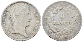 Napoléon en Italie, Département de l'Éridan 1802-1814       
5 Francs, Turin, 1812 U, AG 24.84 g.               
Ref : G.584, Mont 38 (R), Pag 33
C...