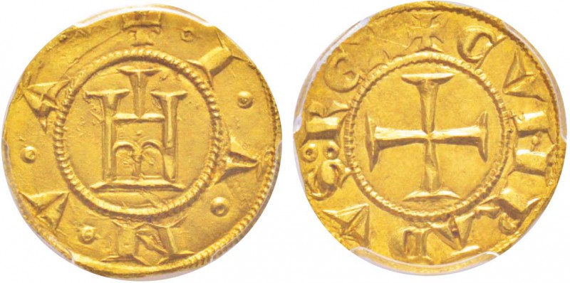 Genova, Repubblica 1139-1339            
Genovino, AU 3.5 g.                
A...