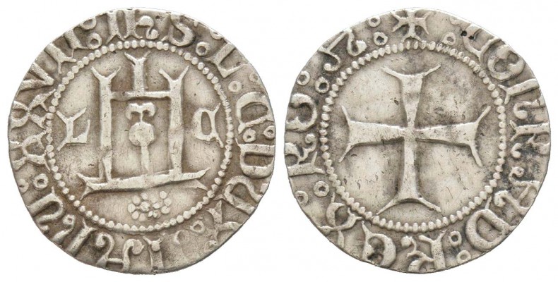 Genova, Ludovico di Campofregoso Doge XXVII 1461-1464  
Grosso, AG 2.46 g. 
Av...