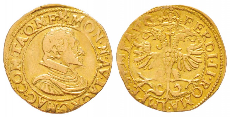 Genova, Maccagno, Giacomo III Mandelli 1618-1645
Ducato, AU 3.18g. 
Avers : MO...