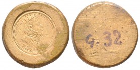 Milano, Poids Monétaire (Peso monetario), Ducatone da 115 soldi, 1727, Cu 31.97 g.
Avers : Buste de Philippe IIII à droite, date à l'exergue.
Conser...