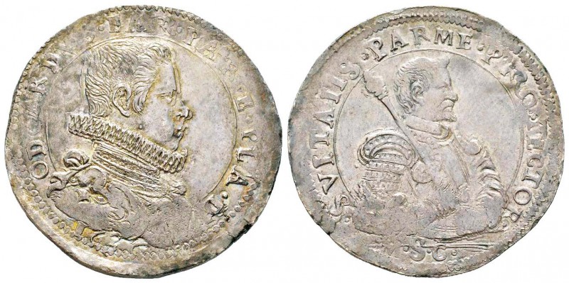 Parma, Odoardo Farnese, 1622-1646 
1/2 Scudo, 1626, AG 13,85 g.
Ref : MIR 1015...