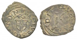 Savoie,  Carlo II 1504-1553
Mezzo Quarto, I type, Nizza, non daté, Billon 0.72 g.
Avers : KROLVS SECOND : N Écu de Savoie
Revers : DVX SABAVDIE au ...
