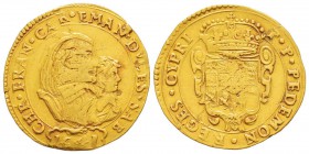 Carlo Emanuele II 1638-1675 - Régence de Marie Christine (1638-1648)
Quadrupla (quattro scudi d'oro), I type, Torino, 1641, AU 13.16 g. 
Avers : CHR...